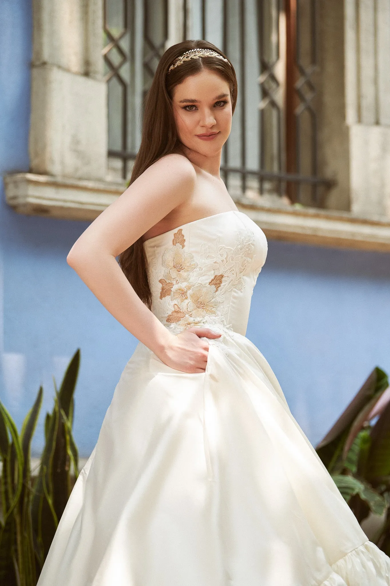 Mink Floral Dress