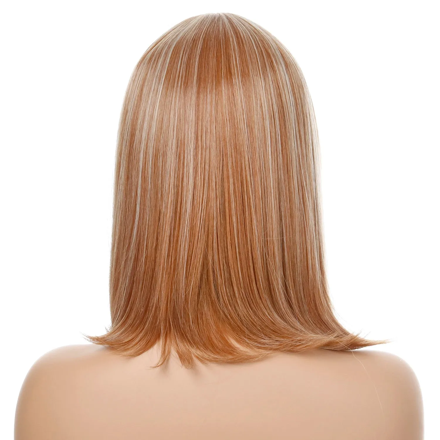 Monica | Blonde Medium Long Straight Synthetic Hair Wig