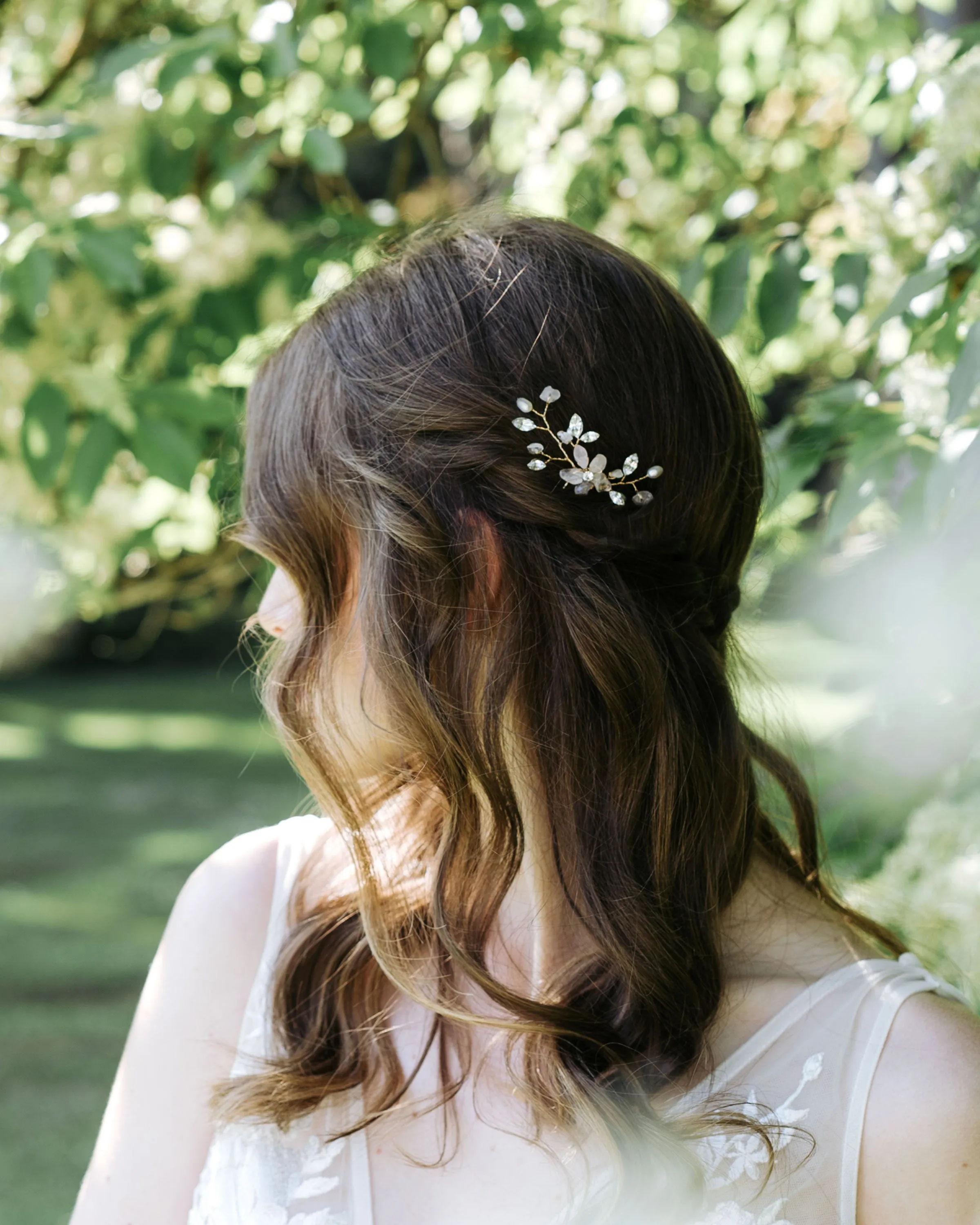 Moonflower Hair Pin