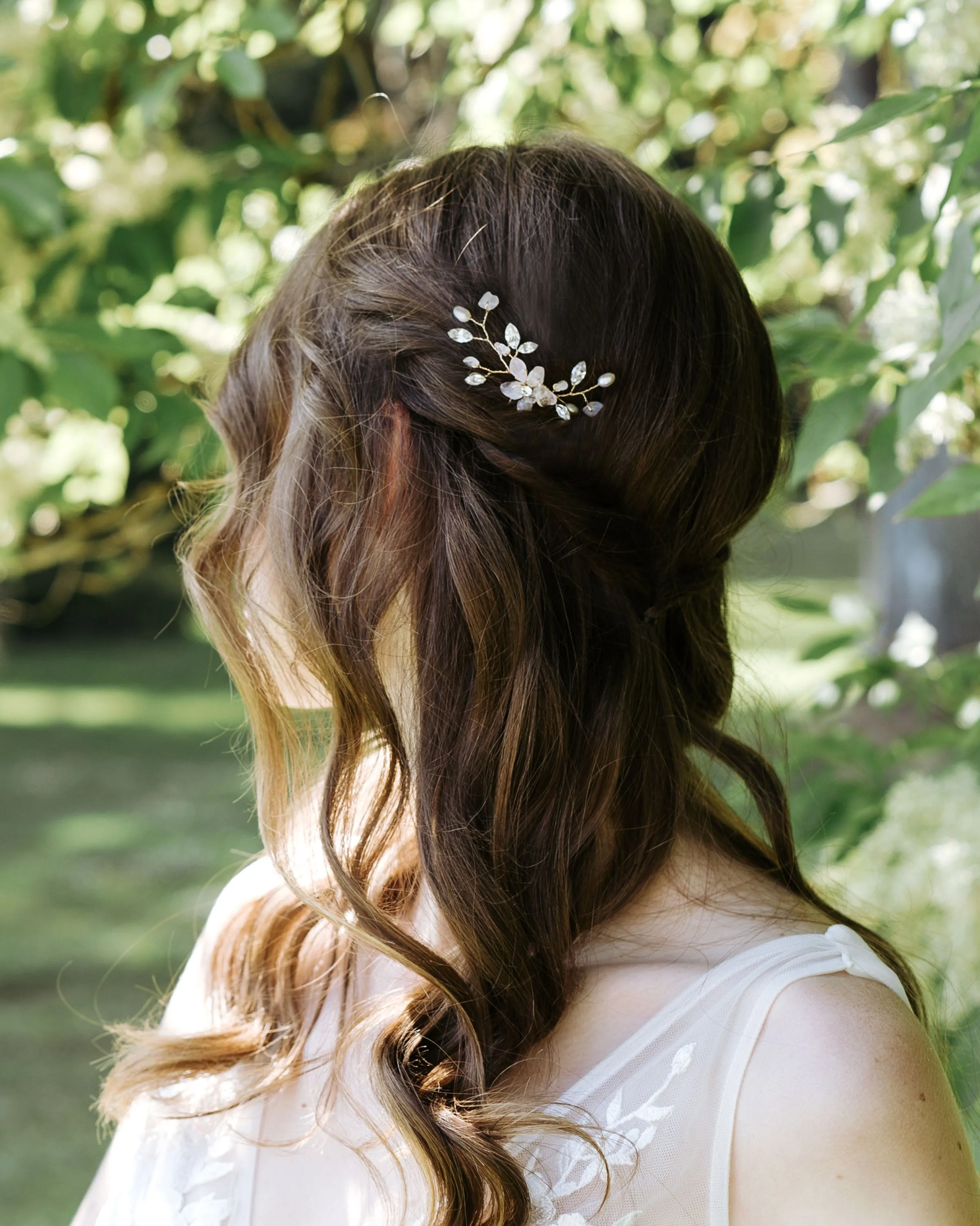Moonflower Hair Pin