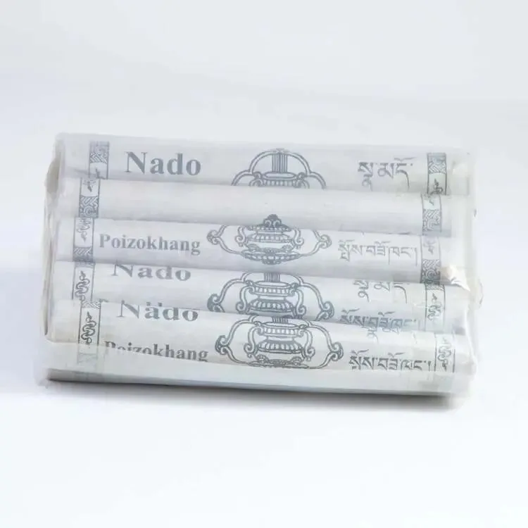 Nado Poizokhang Incense Sticks: Made from juniper & Rhododendron - 5 packets