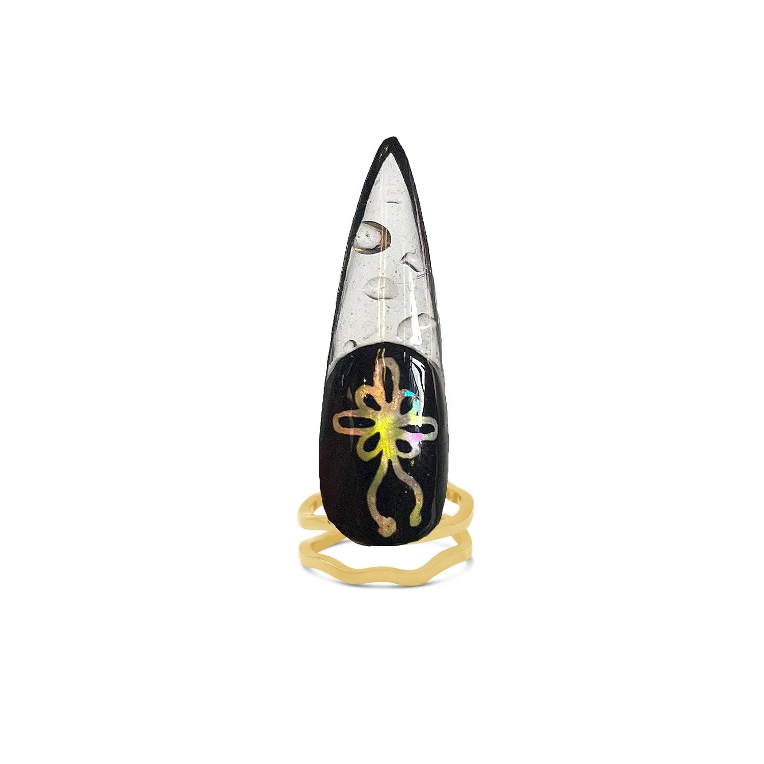 Norigae Lotus Nail Ring - Set of 5