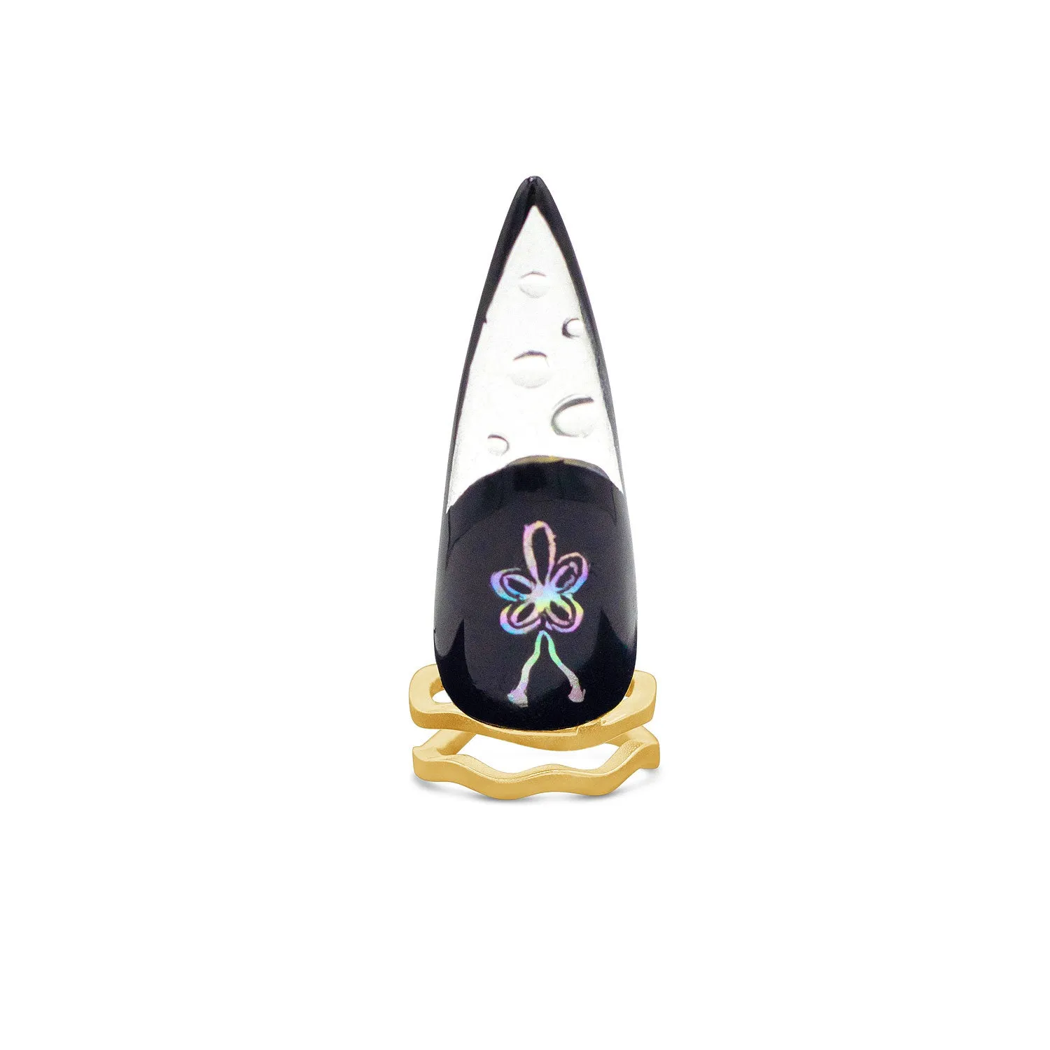 Norigae Lotus Nail Ring - Set of 5