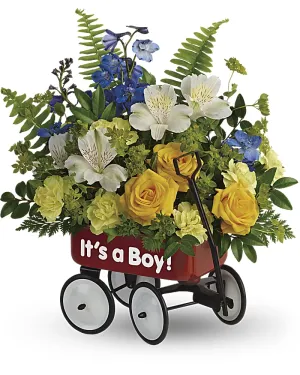 Nouri's Sweet Little Wagon Bouquet
