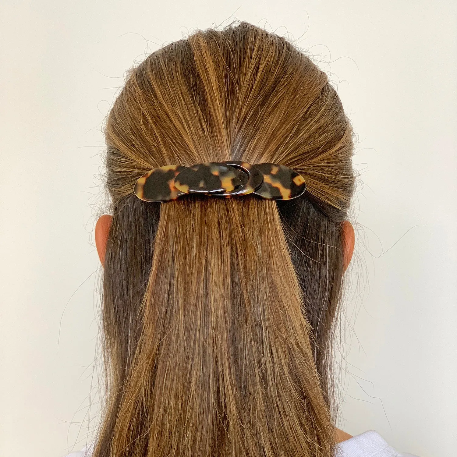 Odetta Light Tortoiseshell Hair Clip