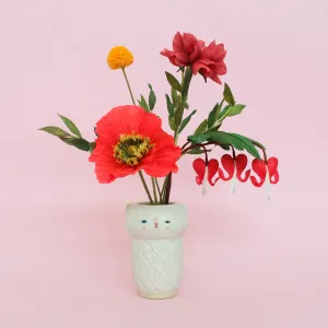 Old Kitty   Paper Flowers