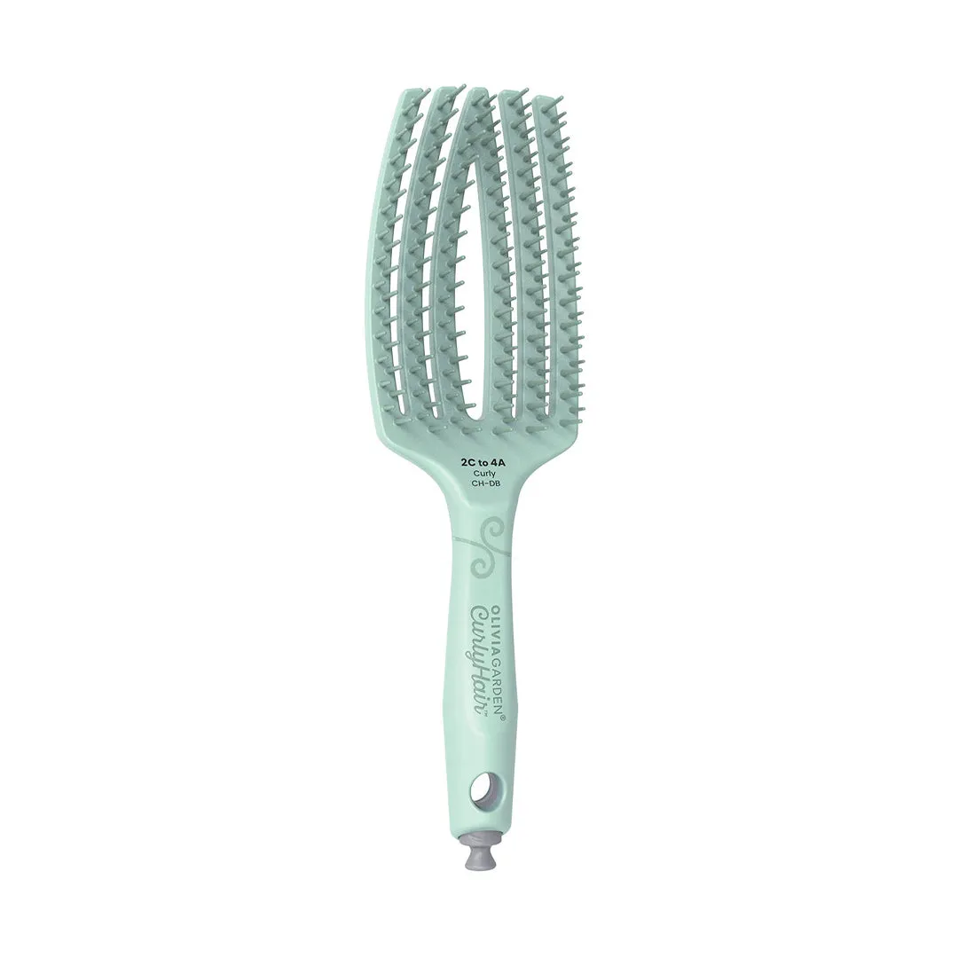 Olivia Garden Curly Hair Dual Bristle Brush Mint