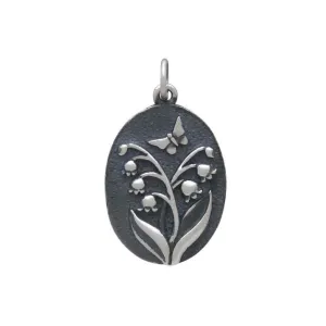 Oval Lily of the Valley Charm-1924