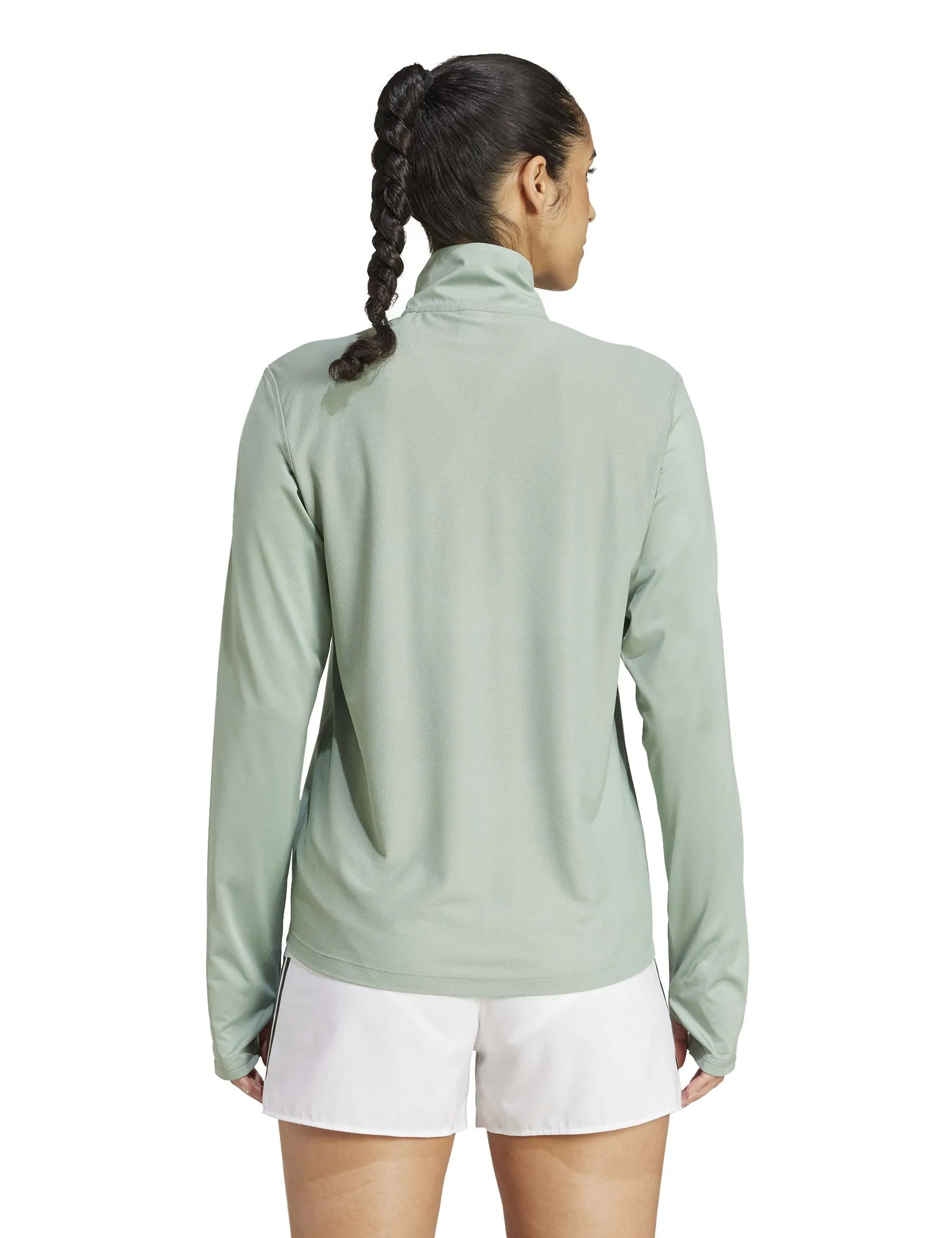 Own the Run Half-Zip Jacket - Silver Green