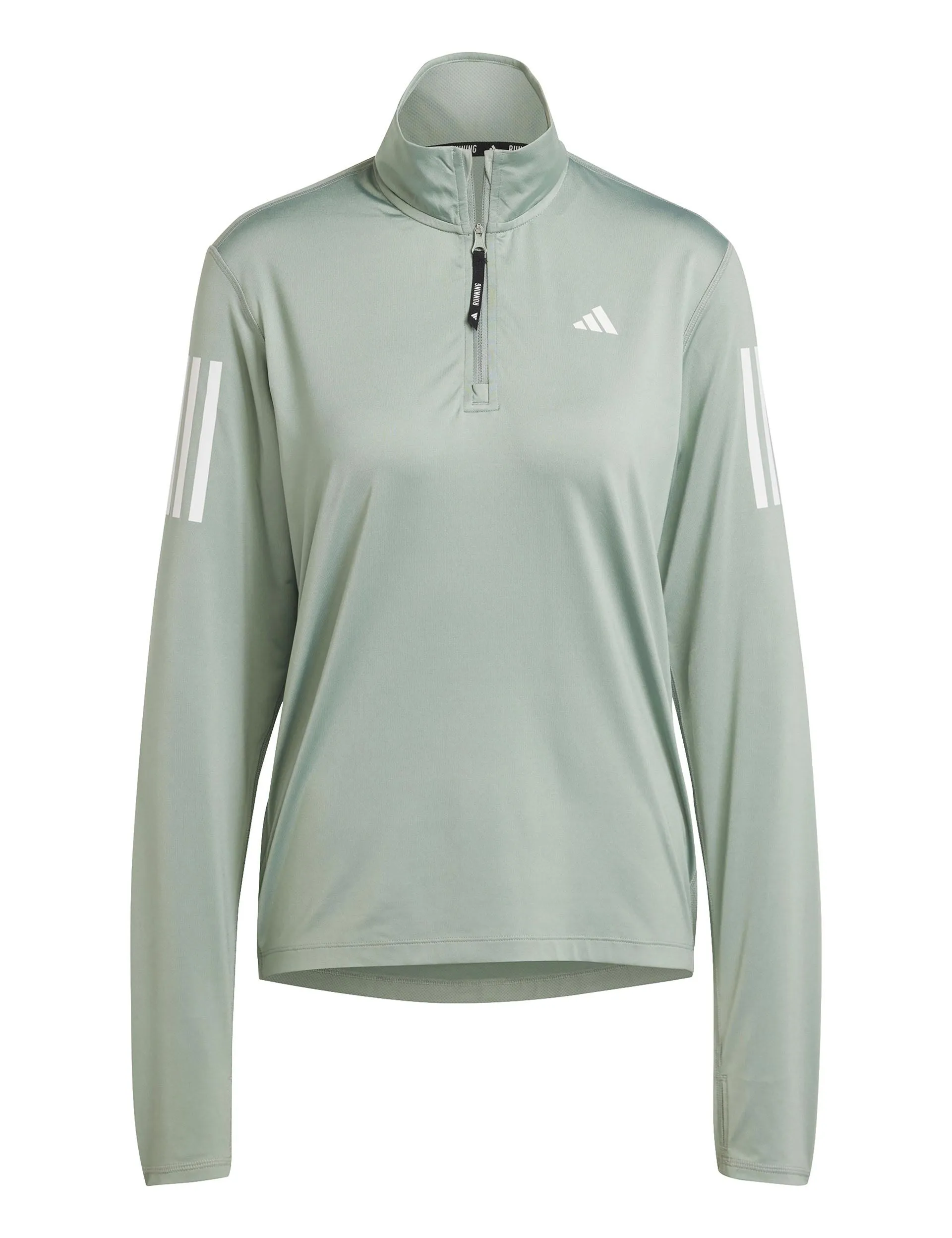 Own the Run Half-Zip Jacket - Silver Green