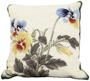 Pansies Decorative Pillow