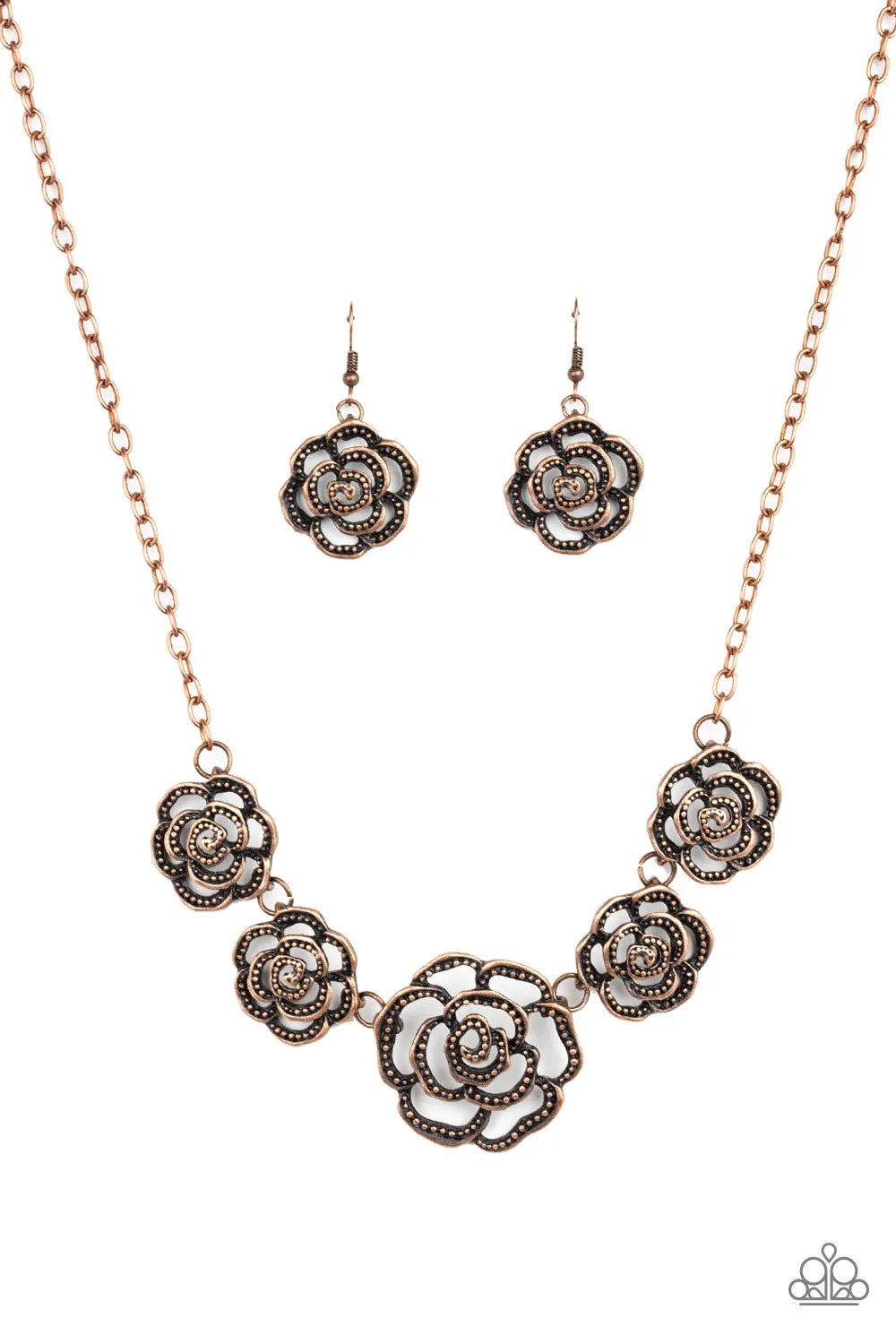 Paparazzi Primrose Princess Necklace Copper