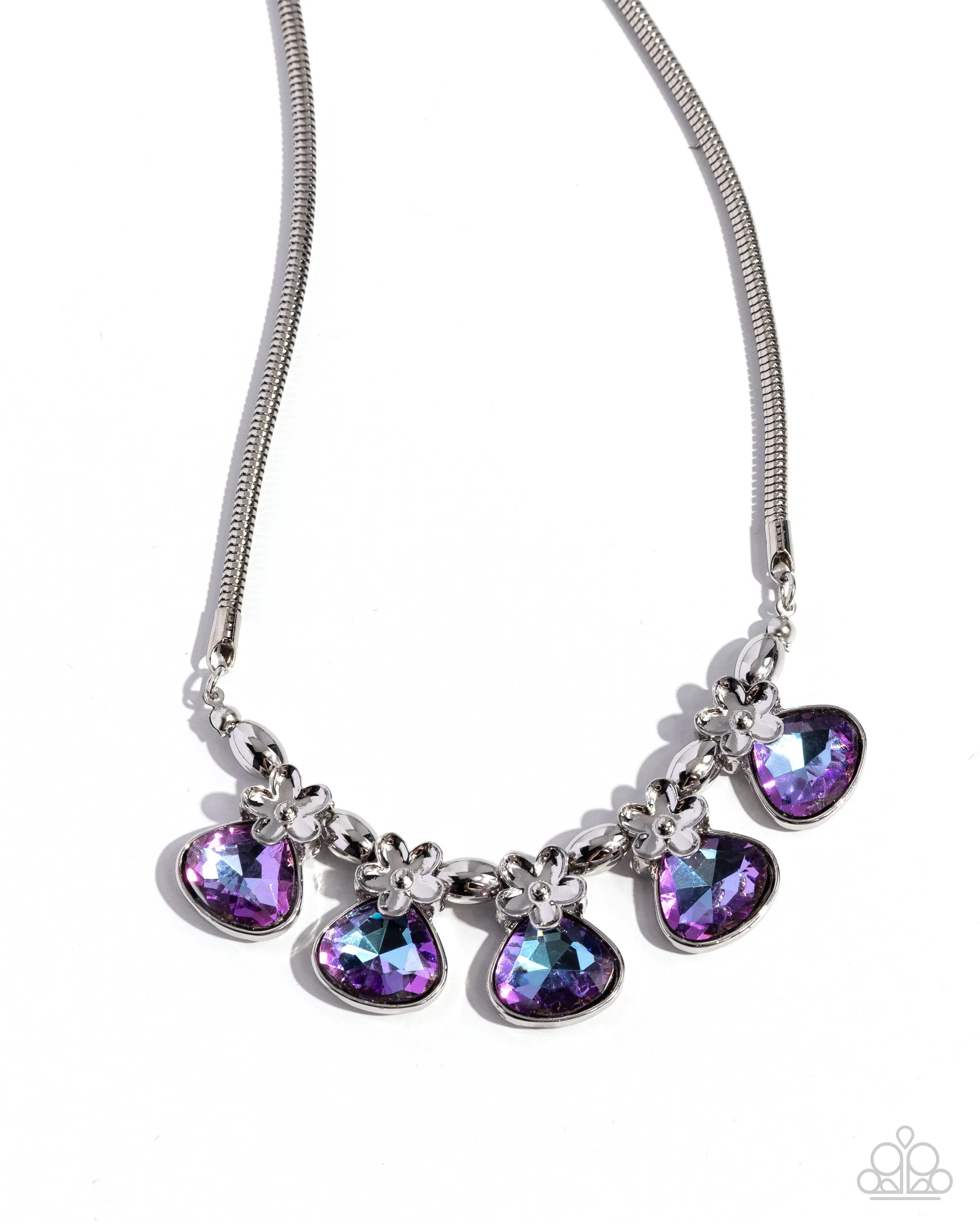 Paparazzi - Teardrop Tribute - Purple Necklace