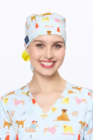 Parisian Pups Scrub Cap