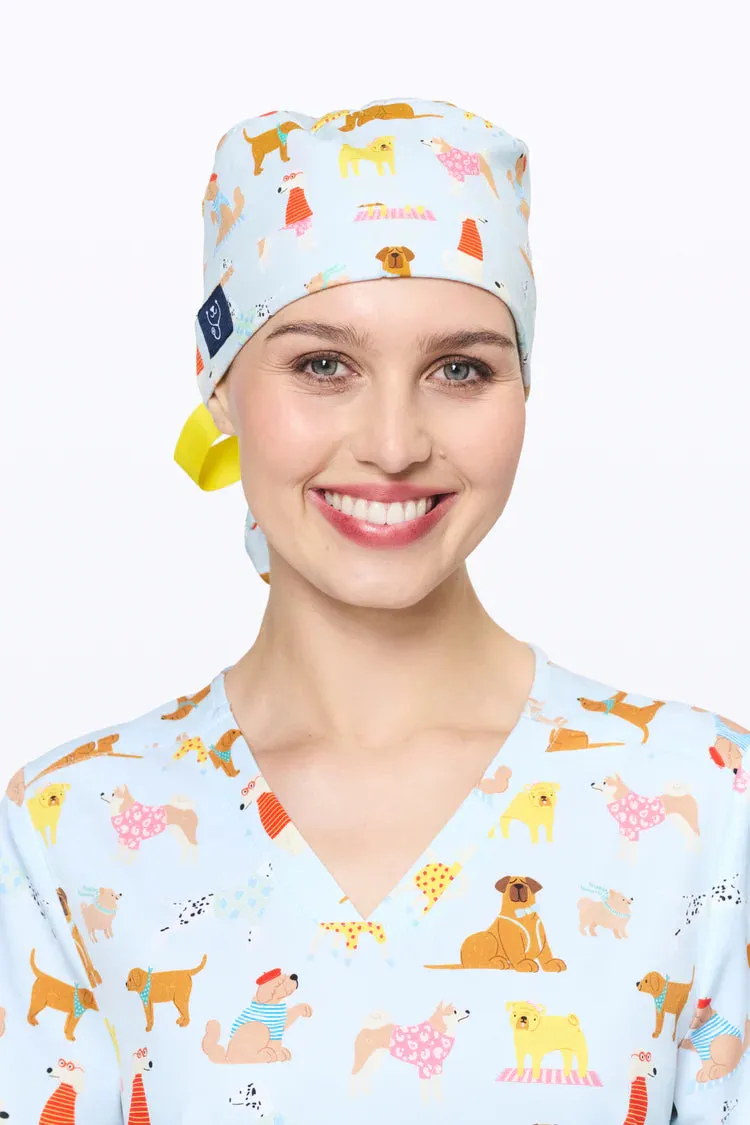 Parisian Pups Scrub Cap
