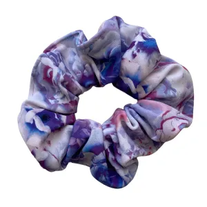 Pastel Rose Print Swim Scrunchie
