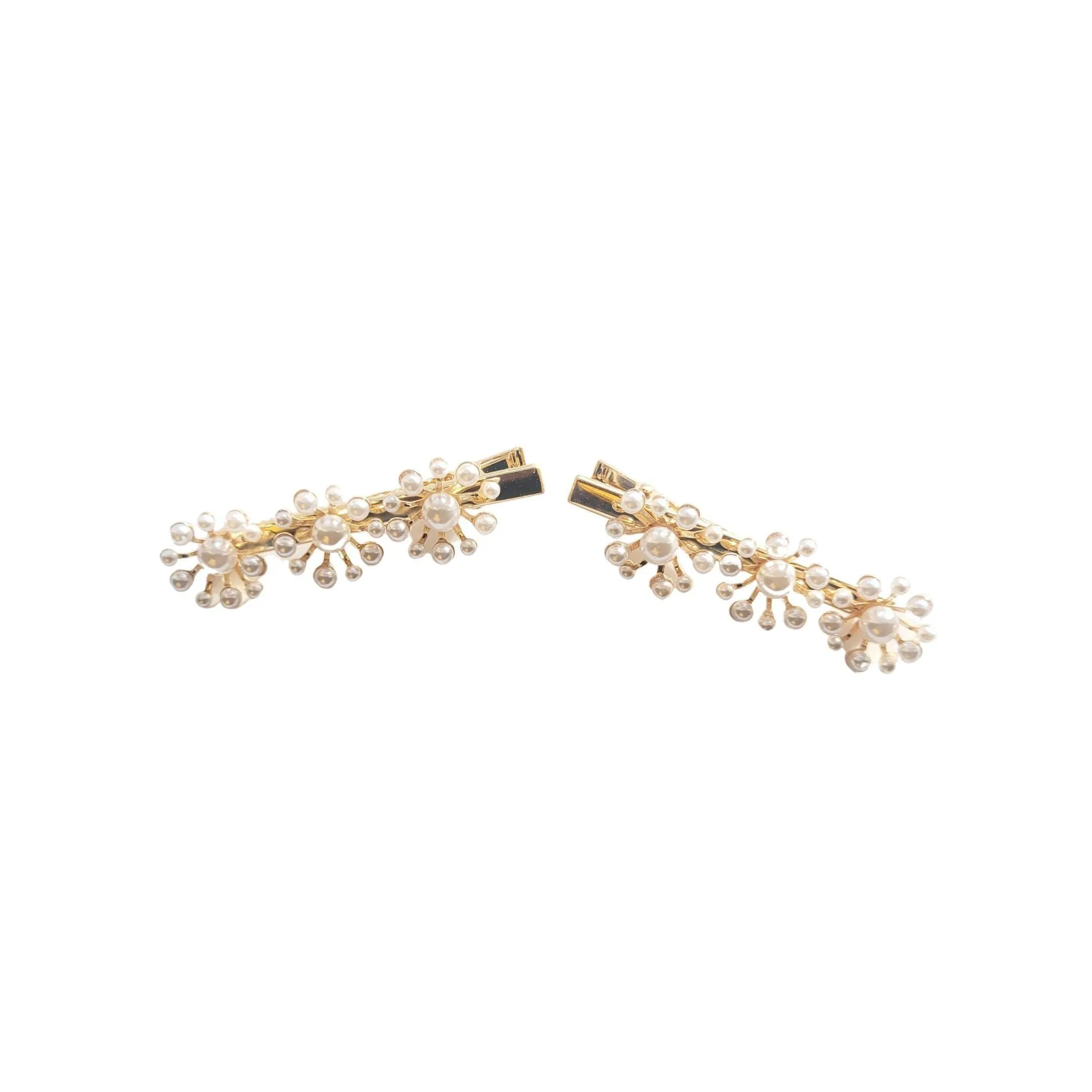 Pearl Flower Bobby Pins