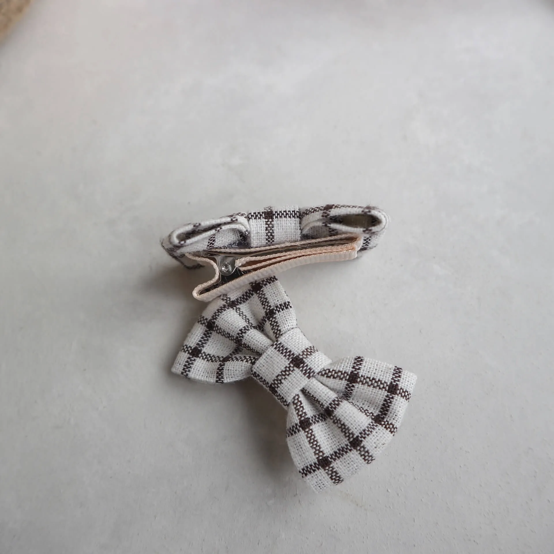 Plaid bow hair clip - pack of two *BUY ONE GET ONE FREE*