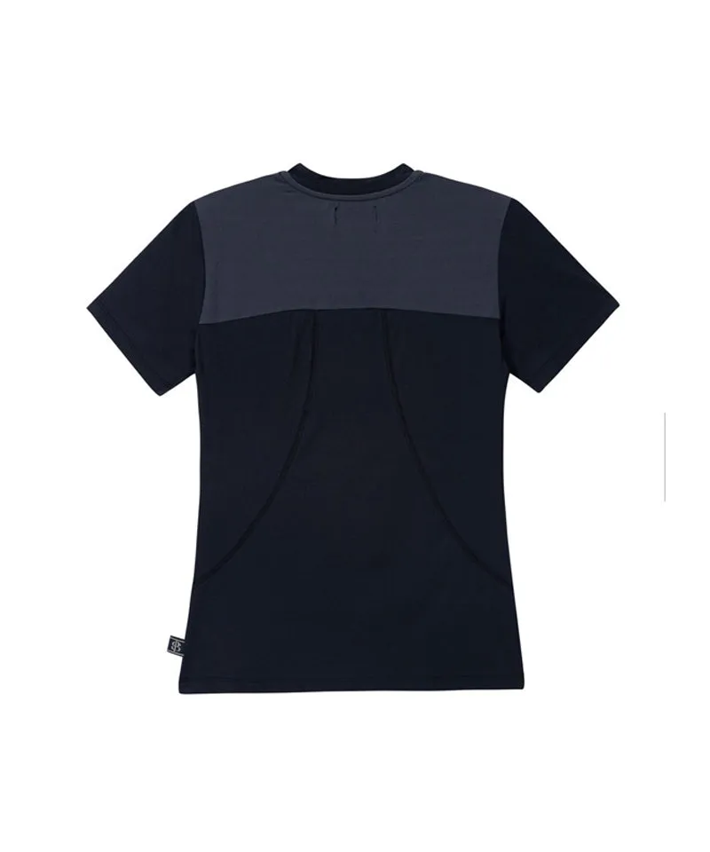 POSHERD Cool Mesh Functional Short Sleeve T-Shirt - Black