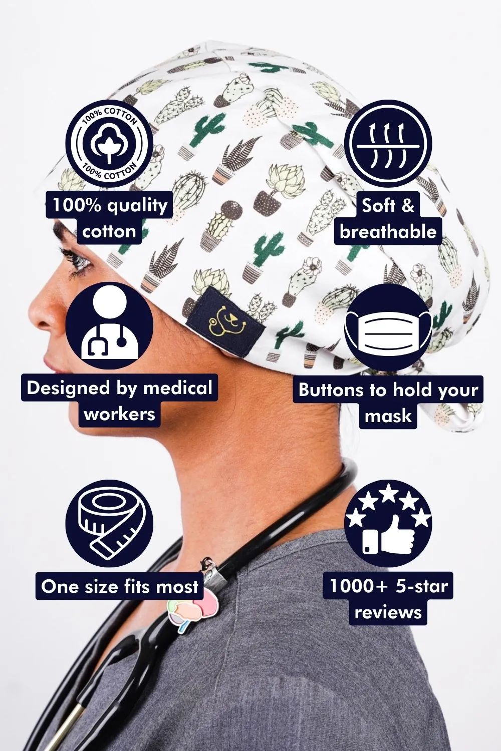 Prickles Scrub Cap