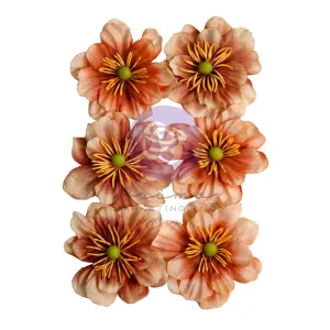 Prima - The Home Baker Collection - Flowers - Caramel Delight - 6 PCS - 2751
