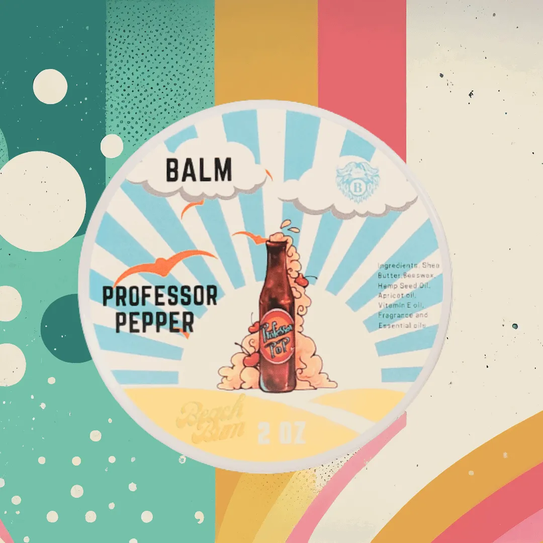 Professor Pepper - Beard Balm - Dark Cherry Creamy Vanilla Hint of Clove