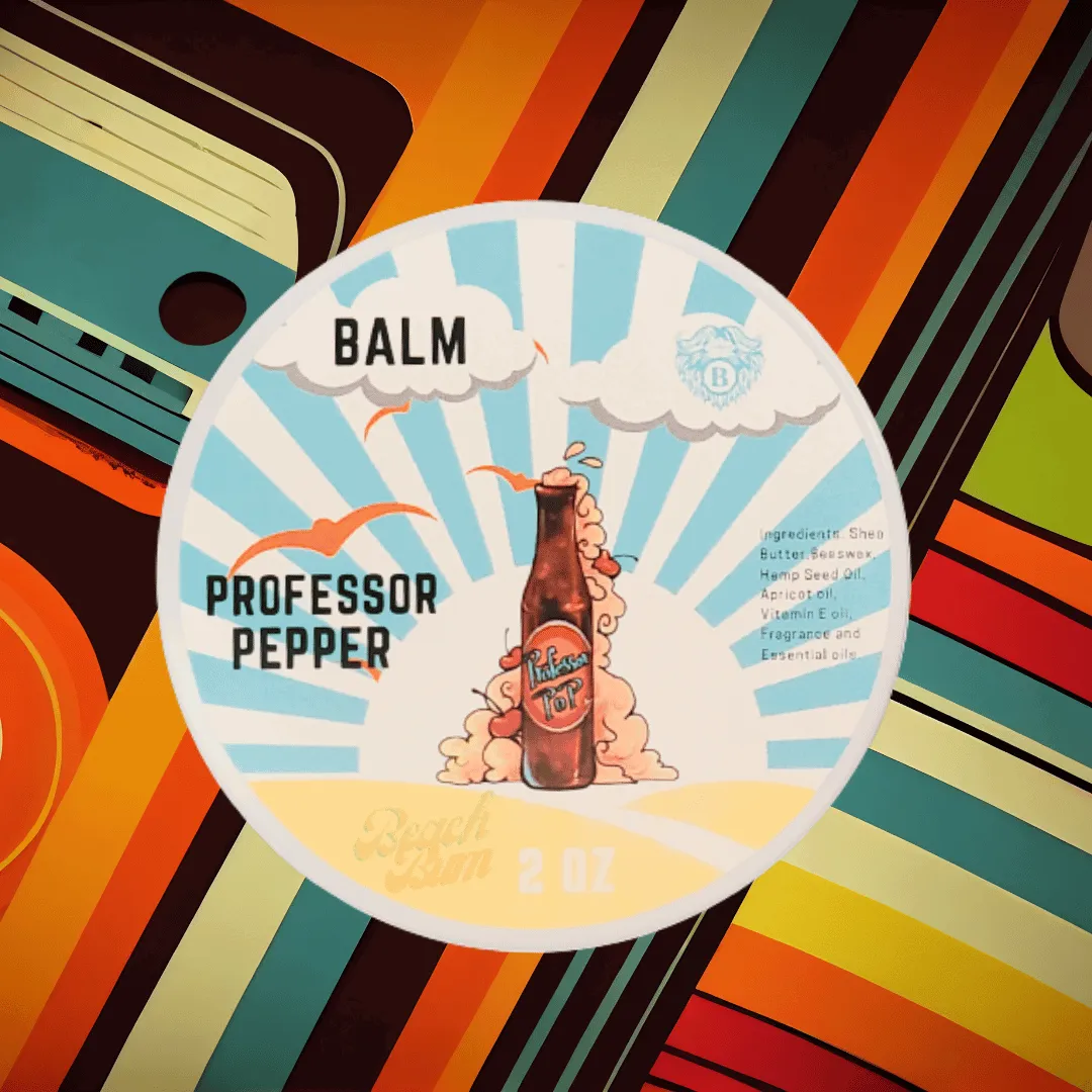Professor Pepper - Beard Balm - Dark Cherry Creamy Vanilla Hint of Clove