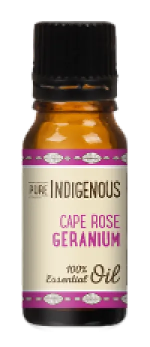 Pure Indigenous Cape Rose Geranium Essential Oil