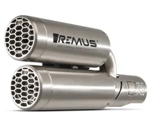 Racing Exhaust REMUS Double Mesh | Vespa GTS/GTS Super/GTV 300cc (`20-) E5