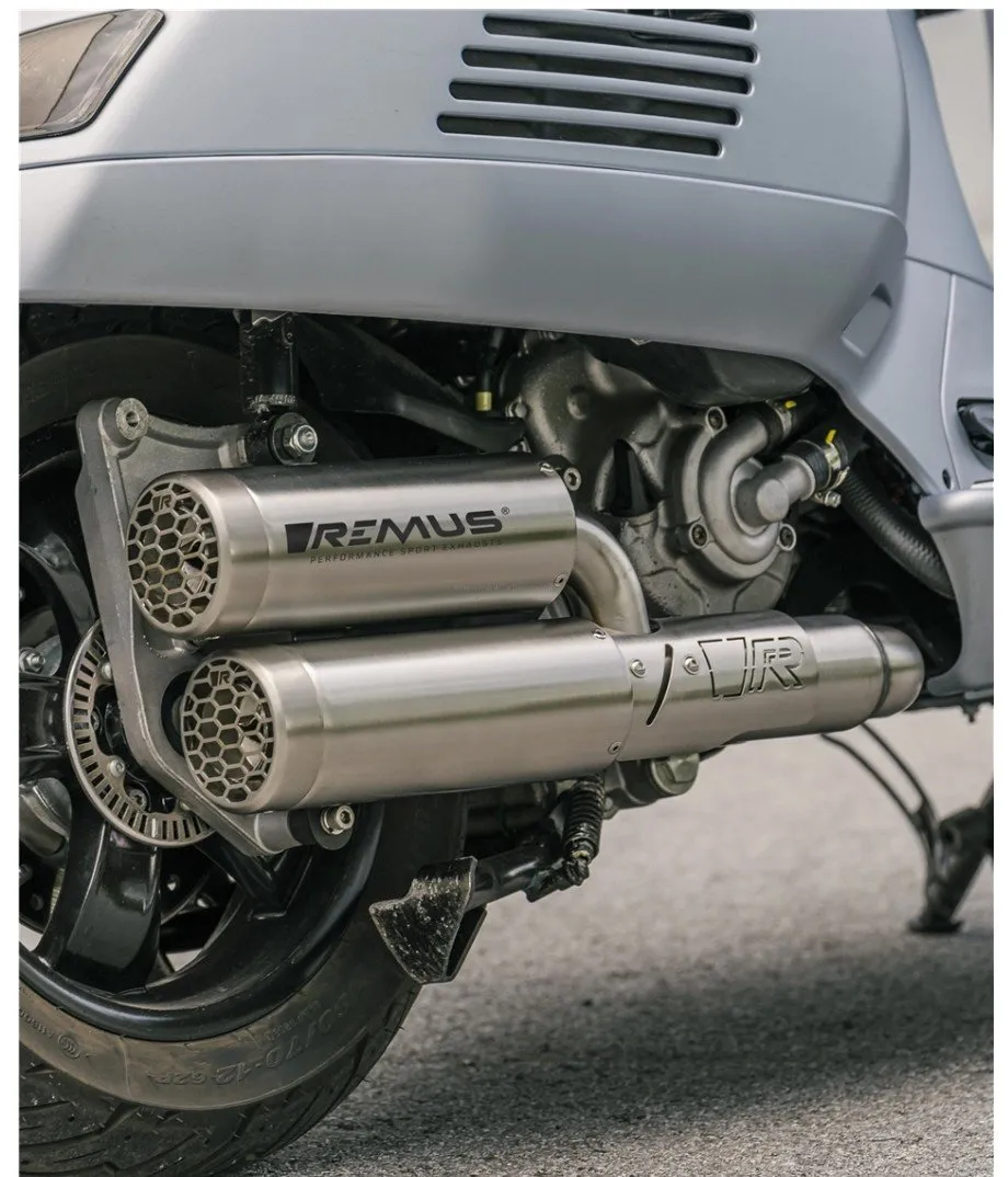 Racing Exhaust REMUS Double Mesh | Vespa GTS/GTS Super/GTV 300cc (`20-) E5