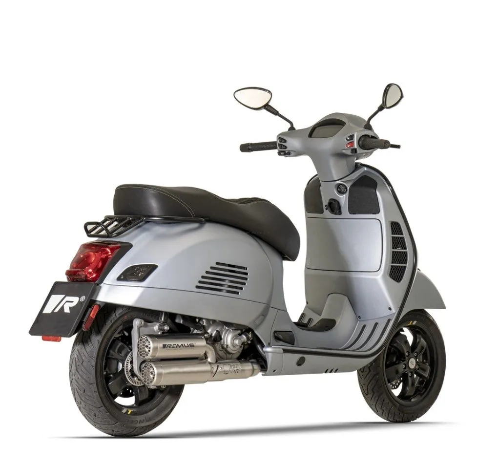 Racing Exhaust REMUS Double Mesh | Vespa GTS/GTS Super/GTV 300cc (`20-) E5