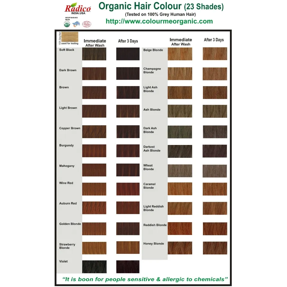 Radico Organic Hair Colour Soft Black 100g