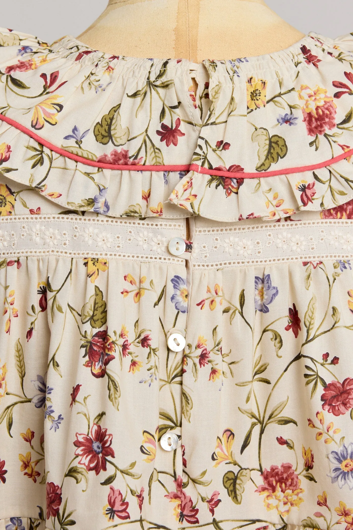 Raspberry Dress in Osaka Flower