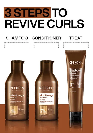 REDKEN - All Soft Mega Curls Hydramelt Leave-In Treatment 5.1 oz.