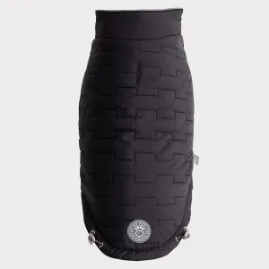 Reversible Chalet Dog Jacket | Black Fleece