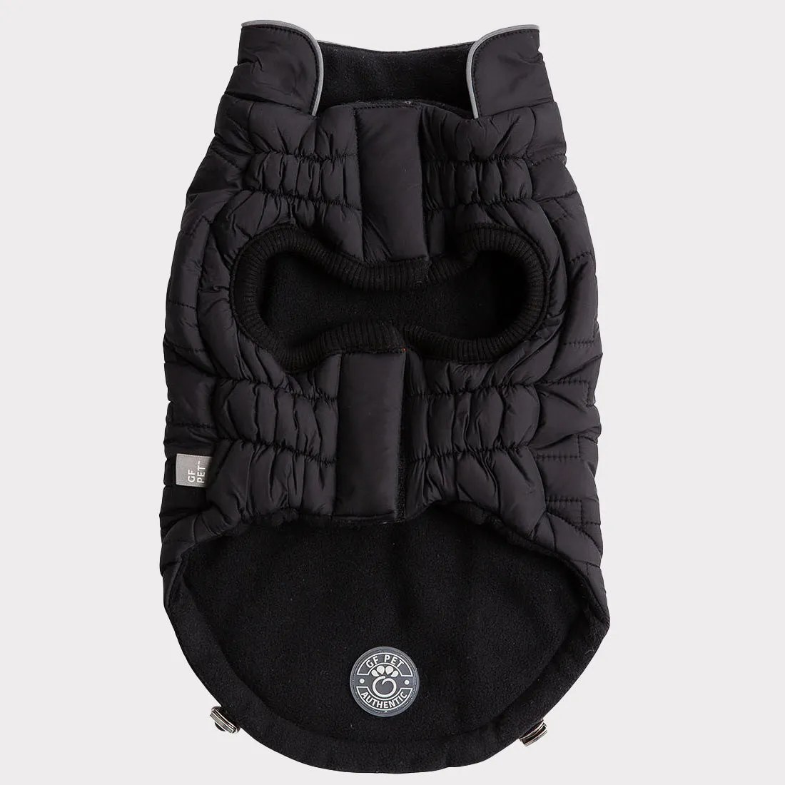 Reversible Chalet Dog Jacket | Black Fleece