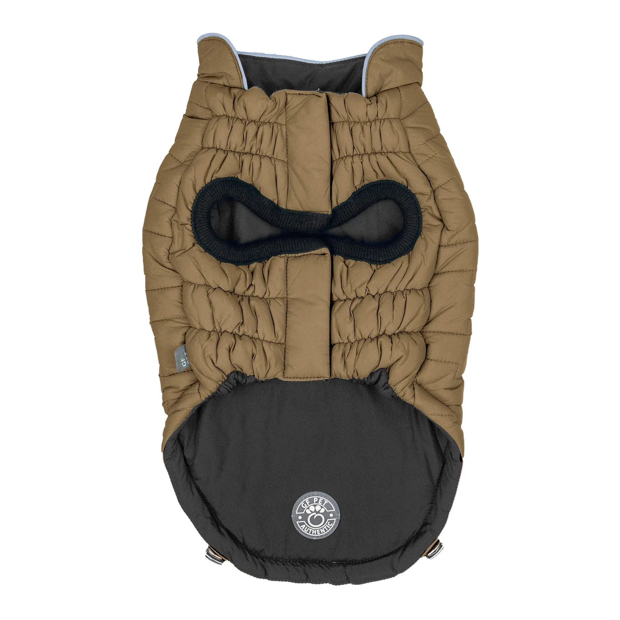 Reversible Chalet Dog Jacket | Khaki