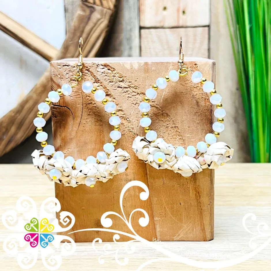 Rose Hoops - Palm Earrings