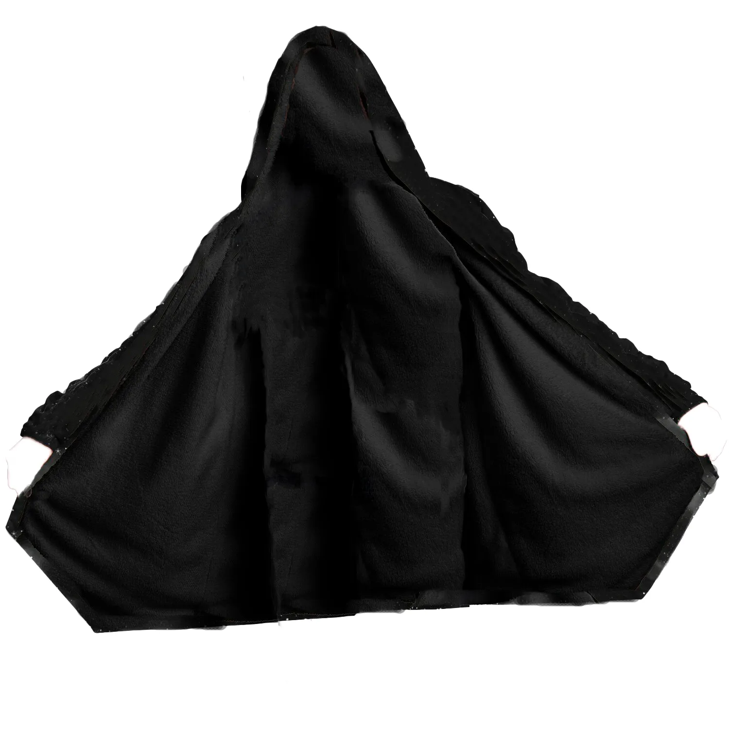 Royal Blue Cloak with Red Flowers Microfleece Cloak -Black or White Lining