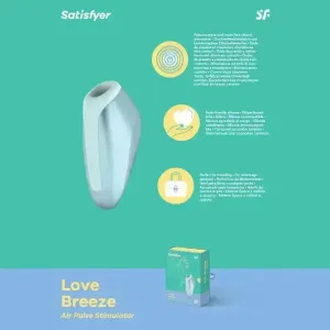 Satisfyer Love Breeze - Touch-Free USB-Rechargeable Clitoral Stimulator with Vibration