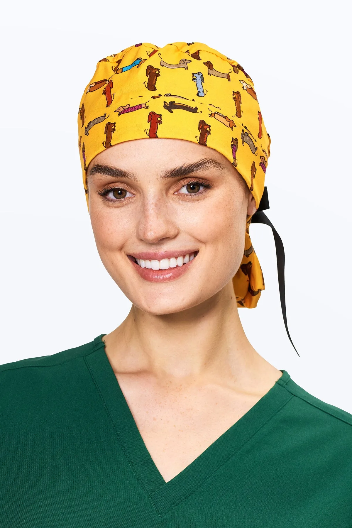 Sausage Dogs Scrub Cap