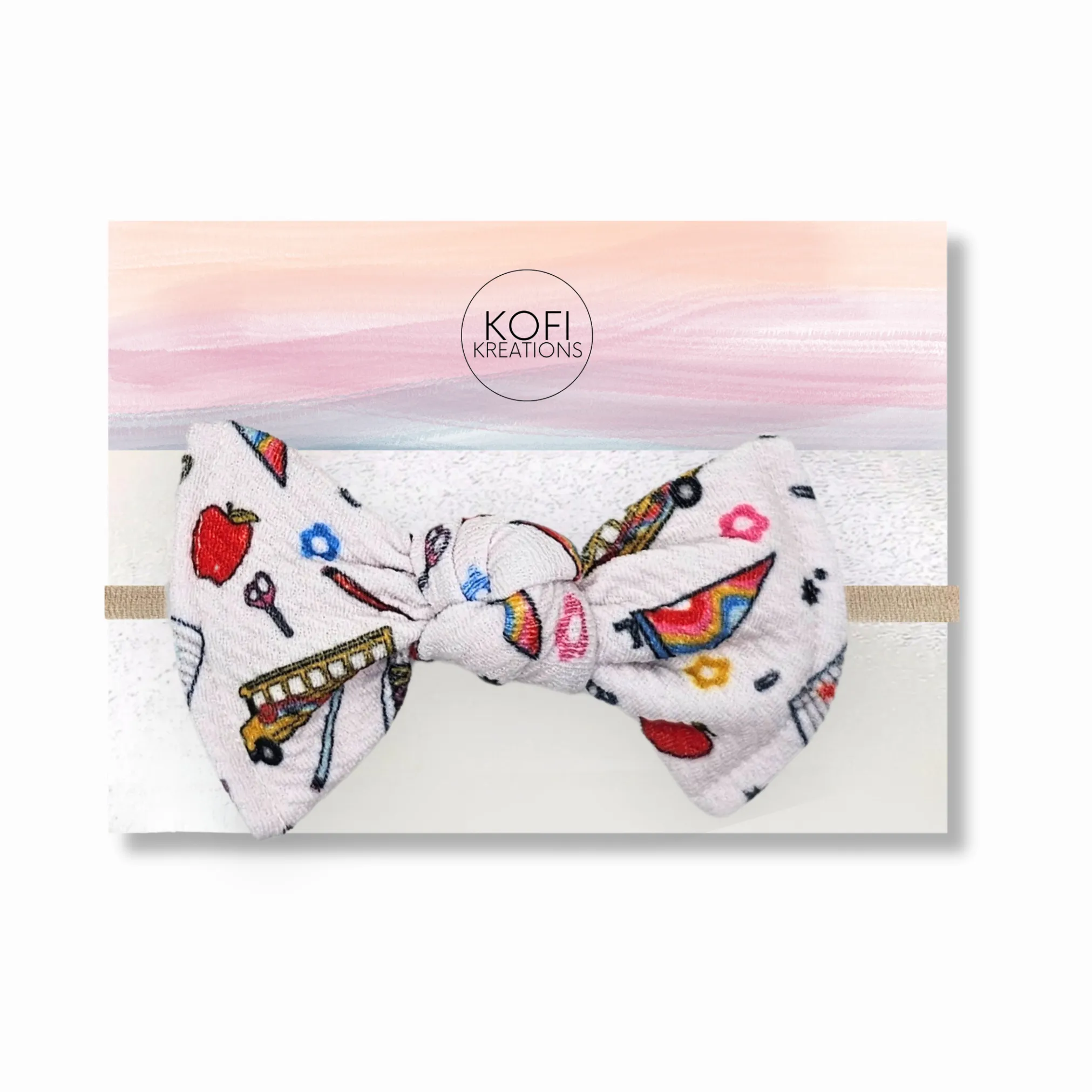 School Days Knot Hair Bows
