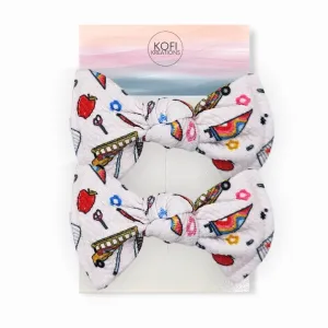 School Days Knot Hair Bows