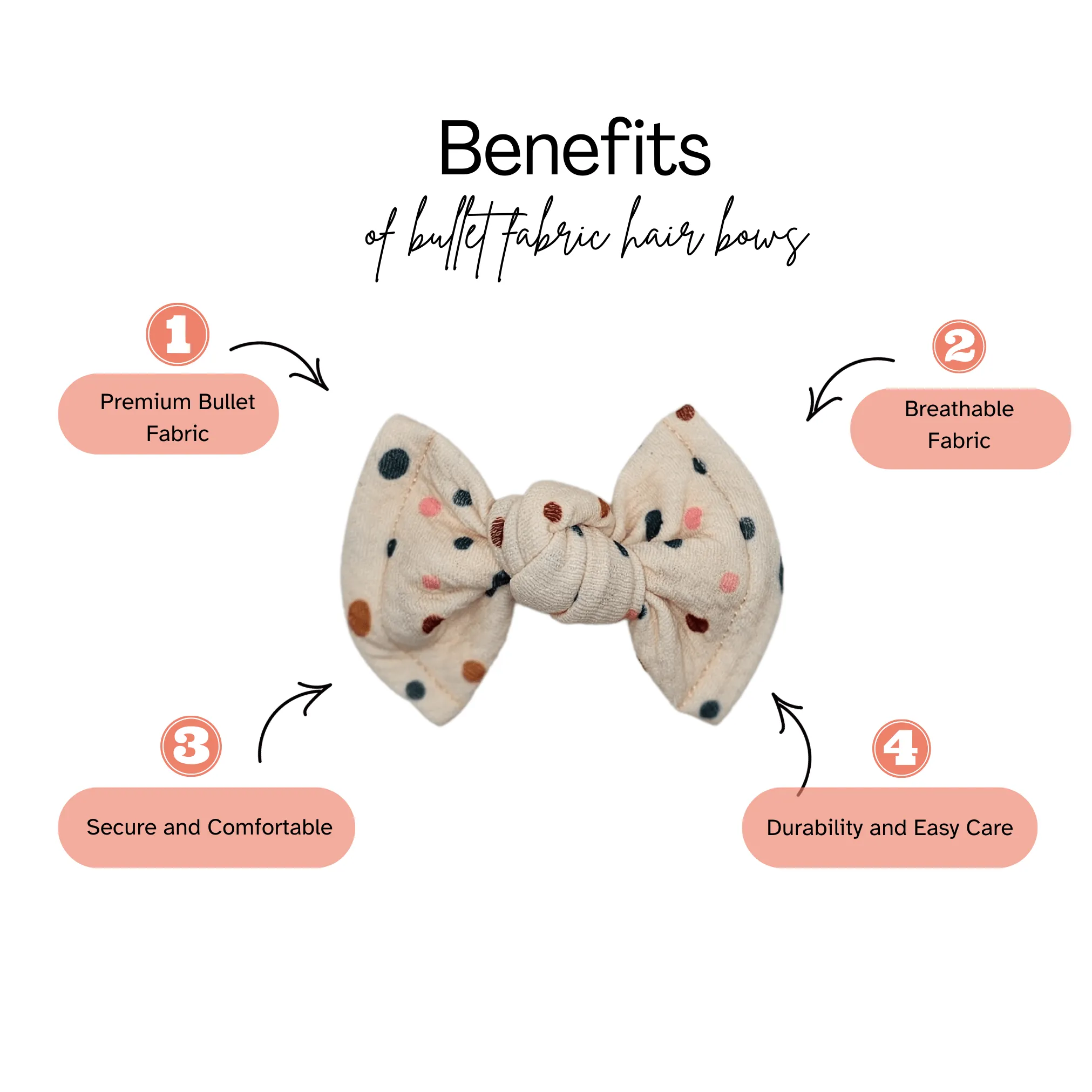 School Days Knot Hair Bows