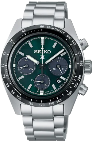 Seiko Prospex Speedtimer Solar Chronograph 2023 Sandblasted Dark Green Dial SBDL107 (SSC933)