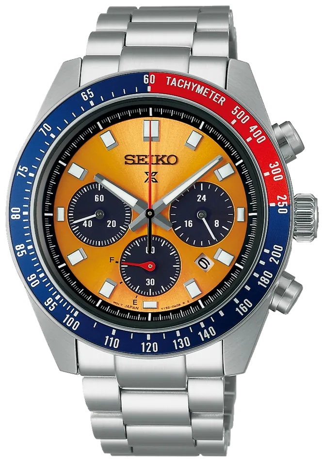 Seiko Prospex Speedtimer Solar Chronograph 2024 Orange Dial SSC947