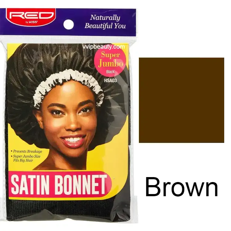 SILKY SATIN BONNET SUPER JUMBO HSA03- 5 Colors