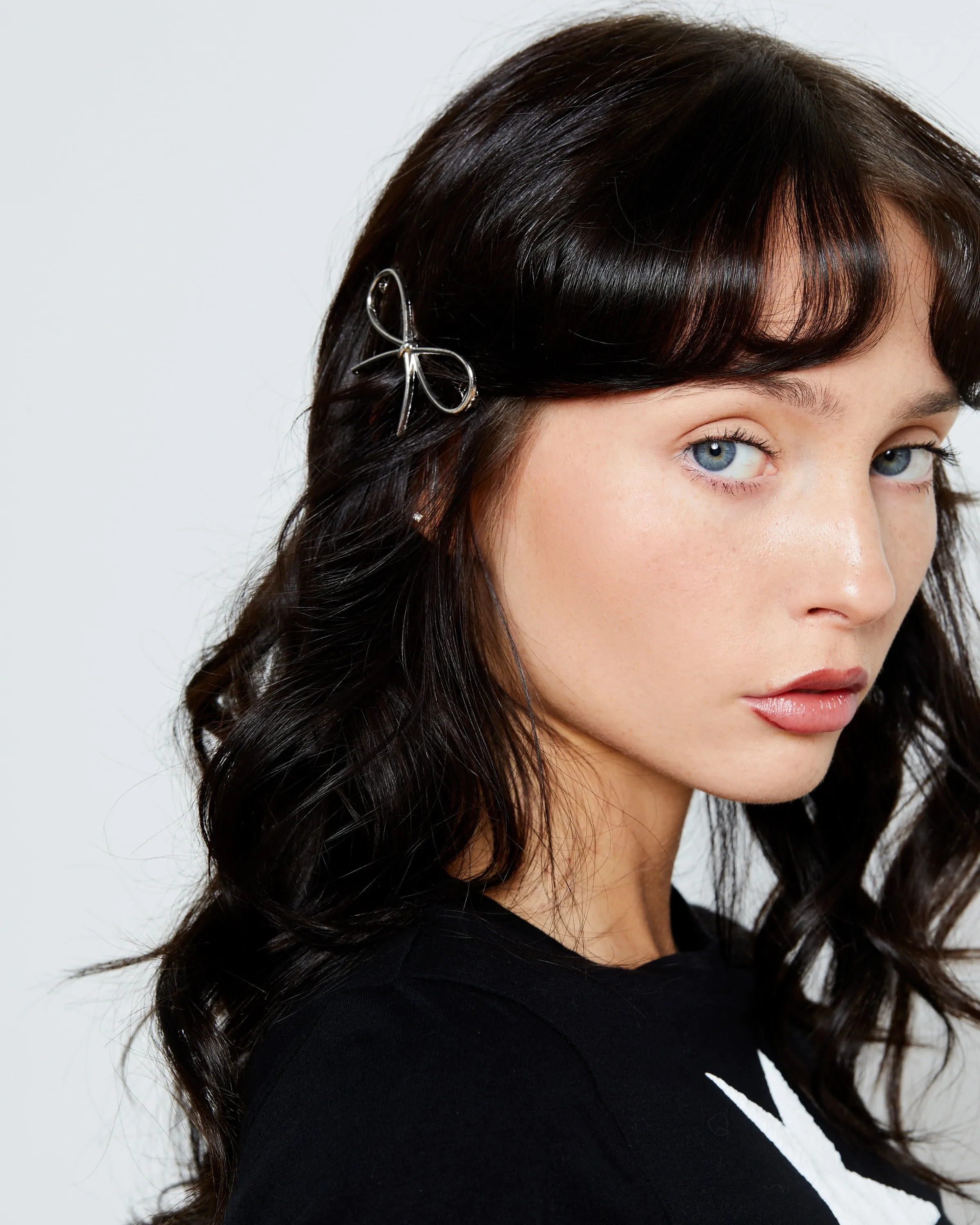 Silver Bow Clips