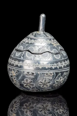 Silver Outlined Gourd by Master of Folk Art Chico Coronel