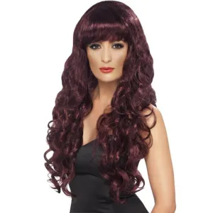 Siren Wig - Maroon, Long